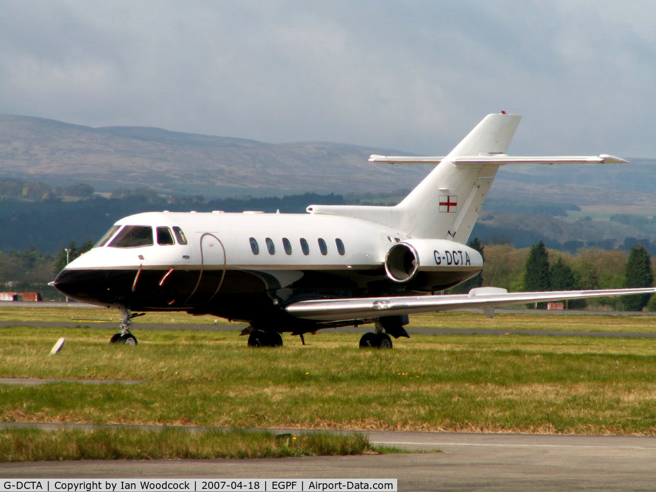 G-DCTA, 1988 British Aerospace BAe.125-800B C/N 258130, HS125-800B/Glasgow