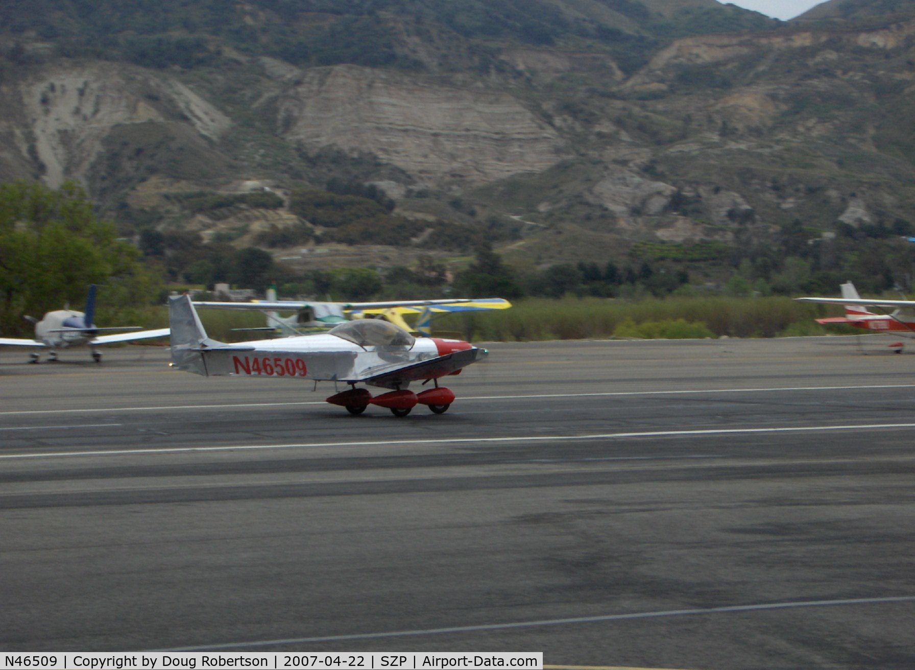 N46509, Zenith CH-601 HDS Zodiac C/N 6-3923, 2005 Sullivan Zenair Super ZODIAC 601 HDS, Subaru EA-81 100 Hp, PSRU, highly polished all metal experimental design, takeoff roll Rwy 22