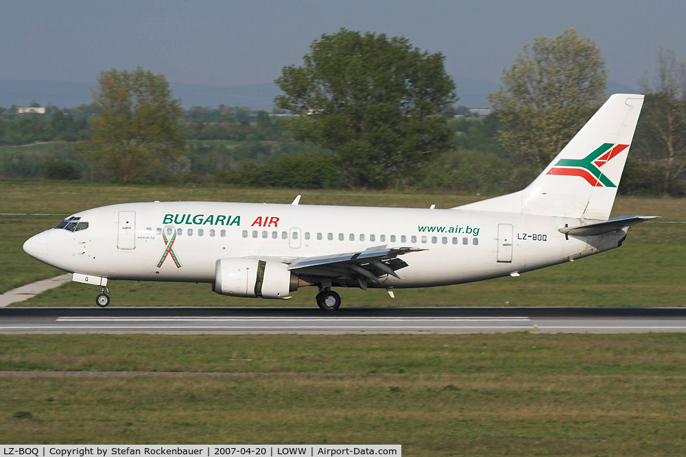LZ-BOQ, 1992 Boeing 737-522 C/N 26687, Bulgaria Air 737.