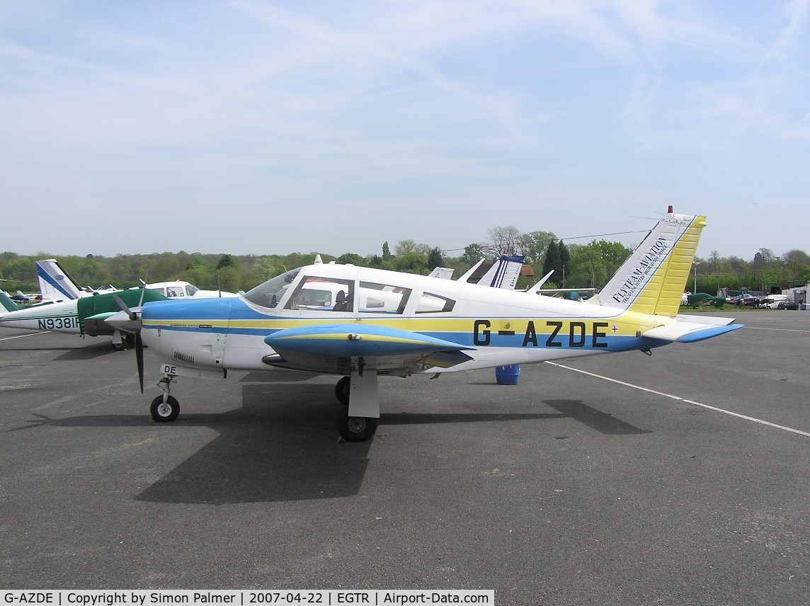 G-AZDE, 1971 Piper PA-28R-200 Cherokee Arrow C/N 28R-7135141, Cherokee Arrow 200B