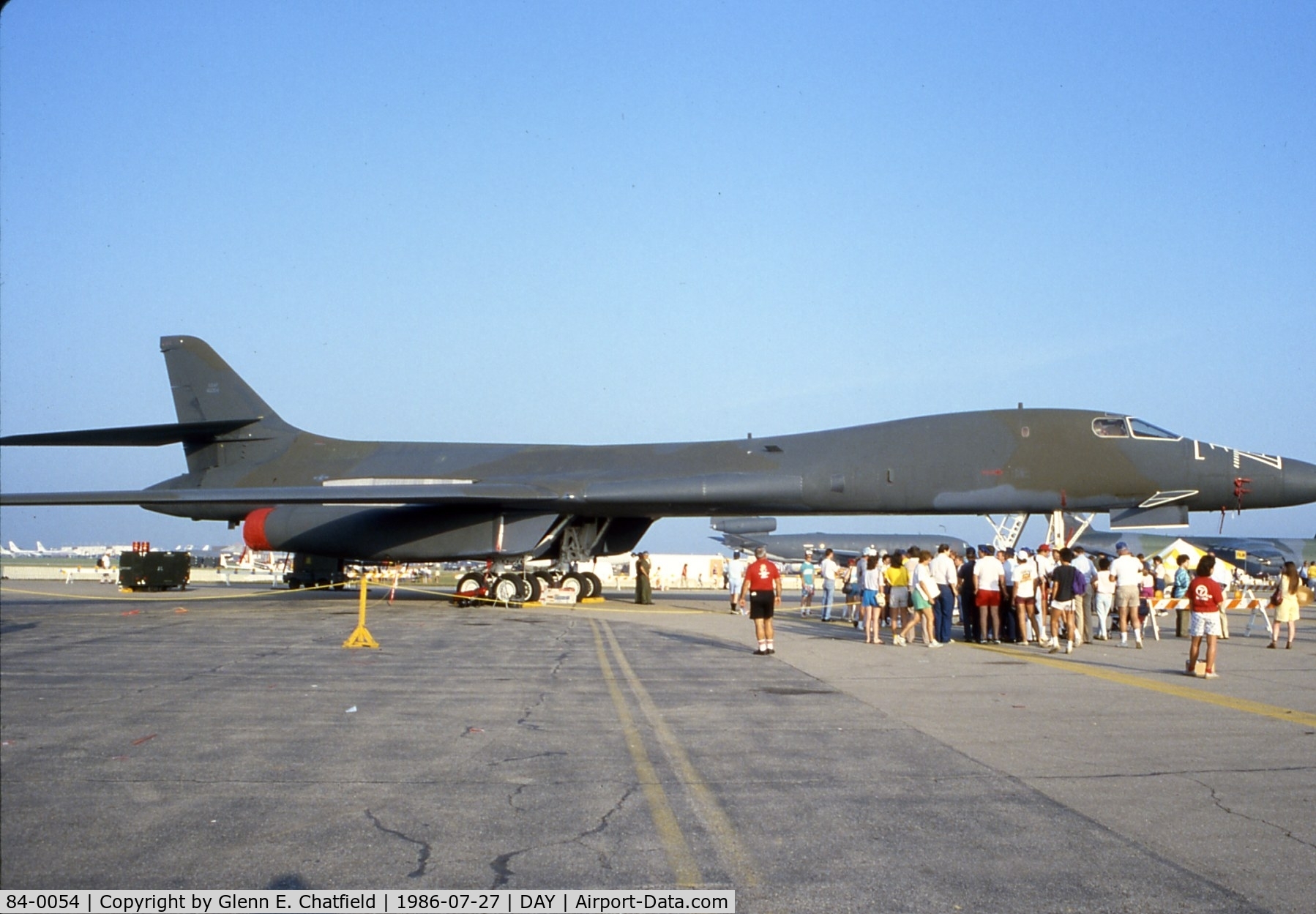 84-0054, 1984 Rockwell B-1B Lancer C/N 14, B-1B at the Dayton International Air Show