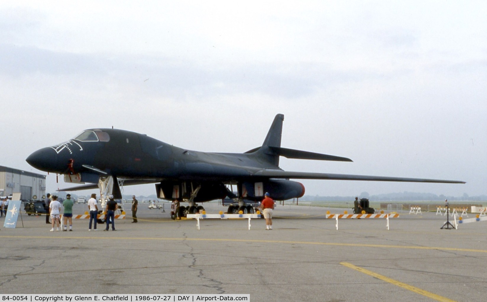 84-0054, 1984 Rockwell B-1B Lancer C/N 14, B-1B at the Dayton International Air Show