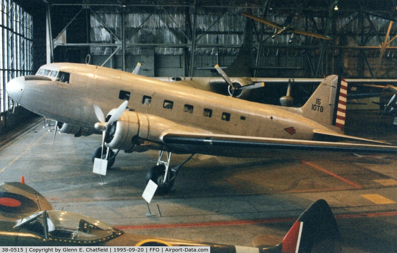 38-0515, 1938 Douglas C-39 C/N 2072, C-39 at the National Museum of the U.S. Air Force
