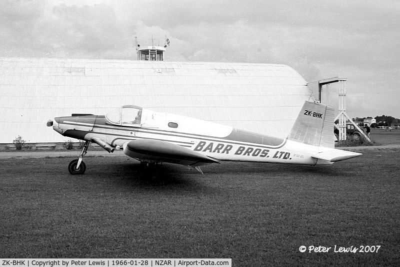 ZK-BHK, Fletcher FU24-950M C/N 13, now powered by a Walter turbine