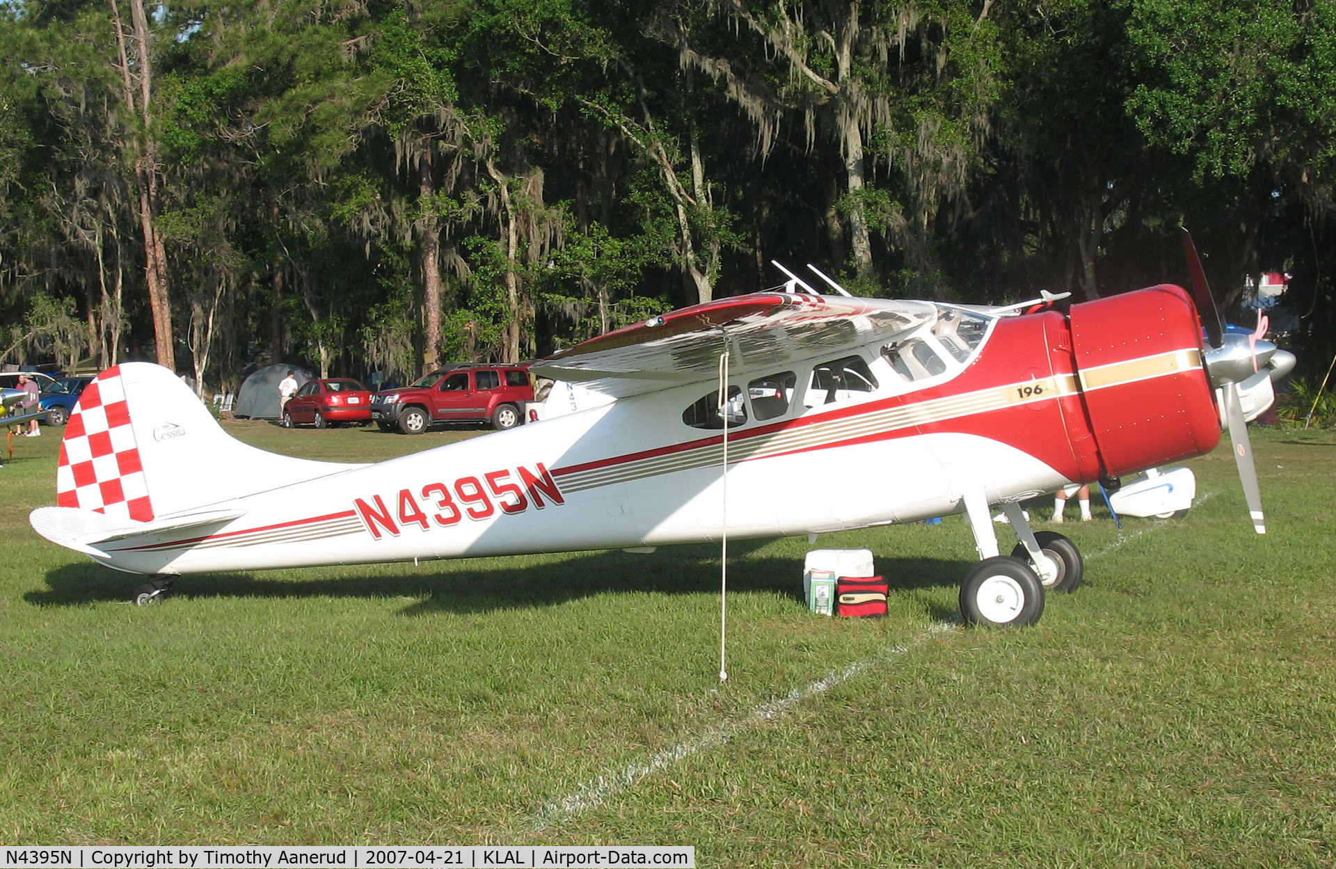 N4395N, 1947 Cessna 195 C/N 7010, Sun-n-Fun 2007