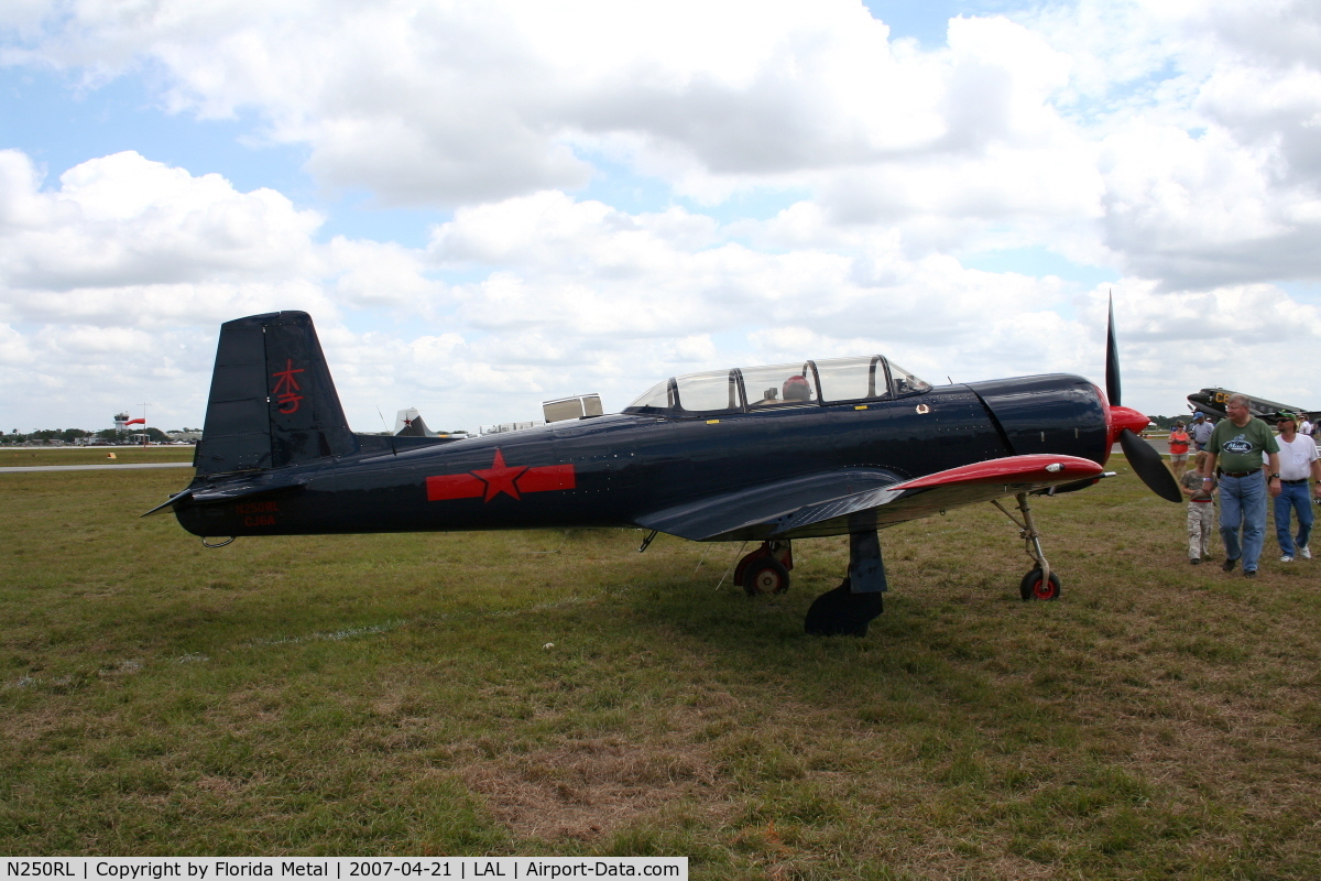 N250RL, 1968 Nanchang CJ-6A C/N 2432066, CJ-6