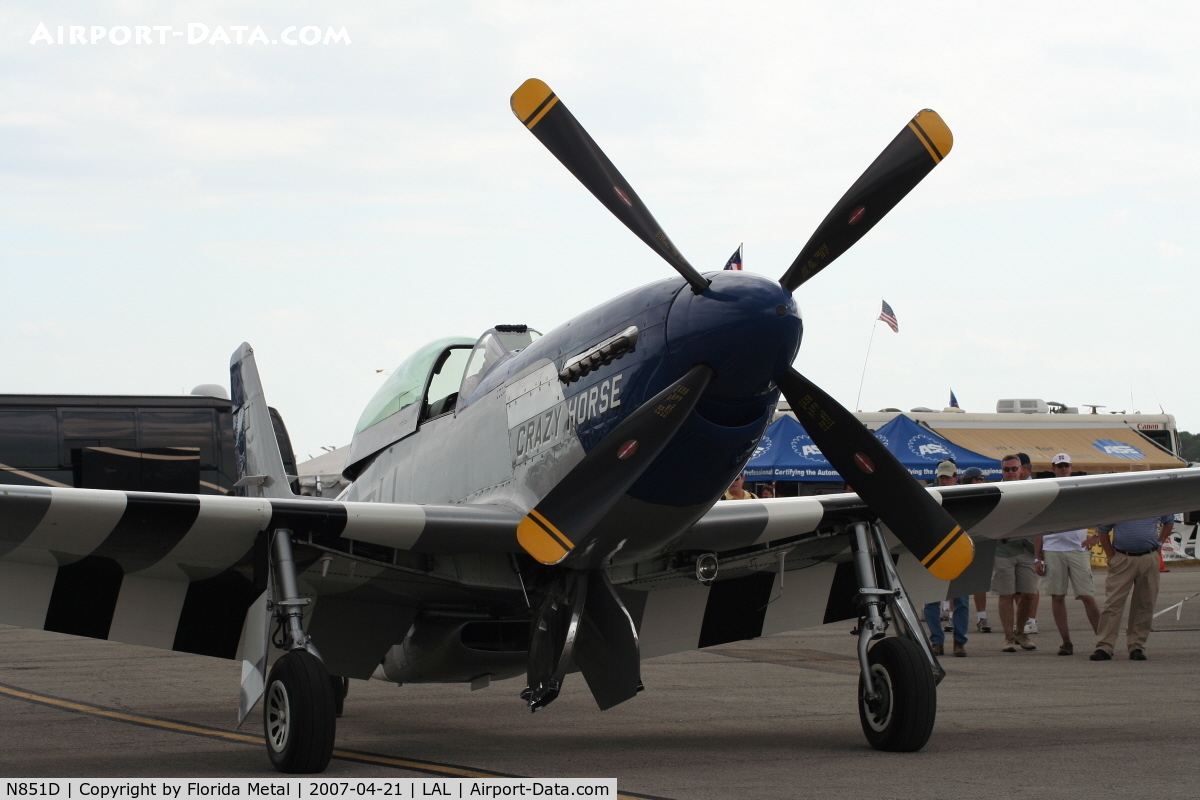 N851D, 1944 North American P-51D Mustang C/N 44-84745, Crazy Horse