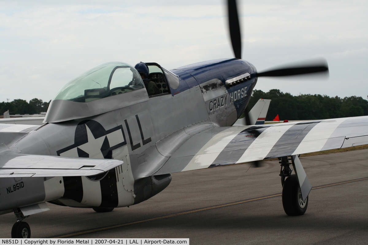 N851D, 1944 North American P-51D Mustang C/N 44-84745, Crazy Horse