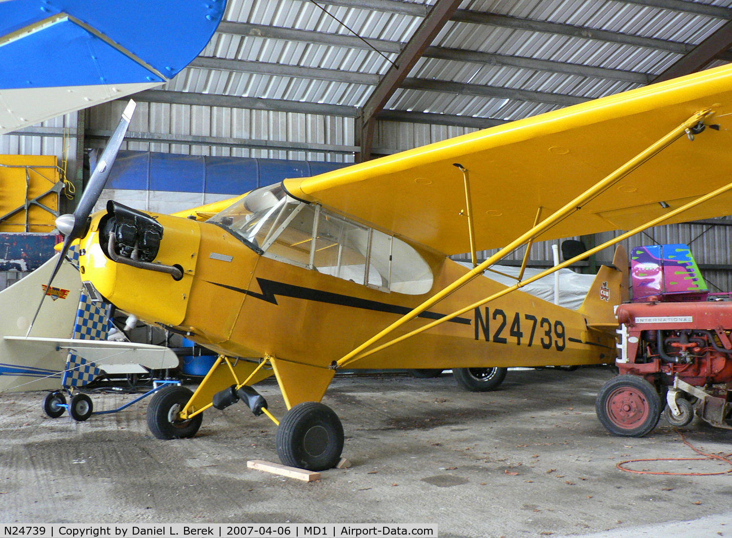 N24739, 1939 Piper J3C-65 Cub C/N 3410, William Piper would sell you a J-3 Cub in any color as long as it was yellow. Then, again, I wouldn't have it any other way!