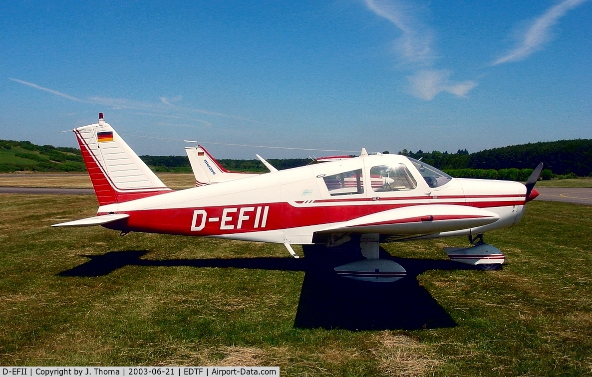 D-EFII, Piper PA-28-140 Cherokee E C/N 28-7225106, Piper PA-28-140 Cherokee