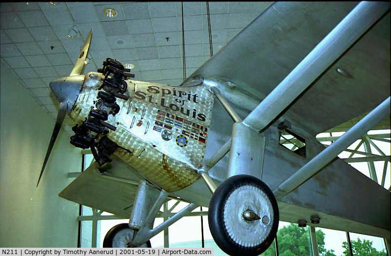 N211, 1927 Ryan NYP C/N 1, National Air and Space Museum, Ryan NYP, not a replica