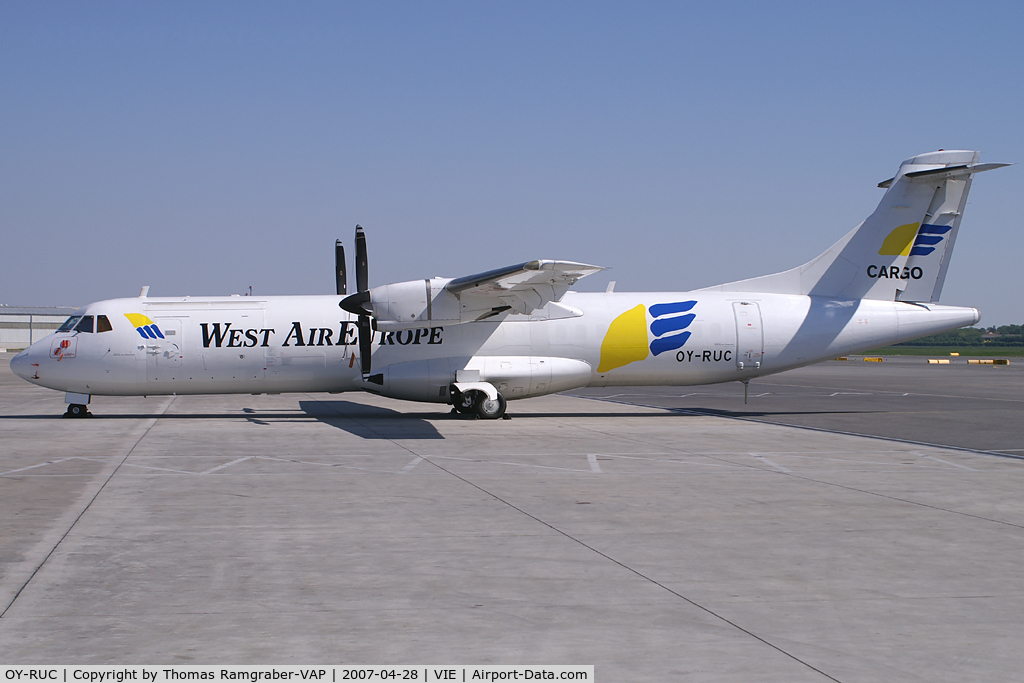 OY-RUC, 1991 ATR 72-201 C/N 227, Westair Europe ATR 72