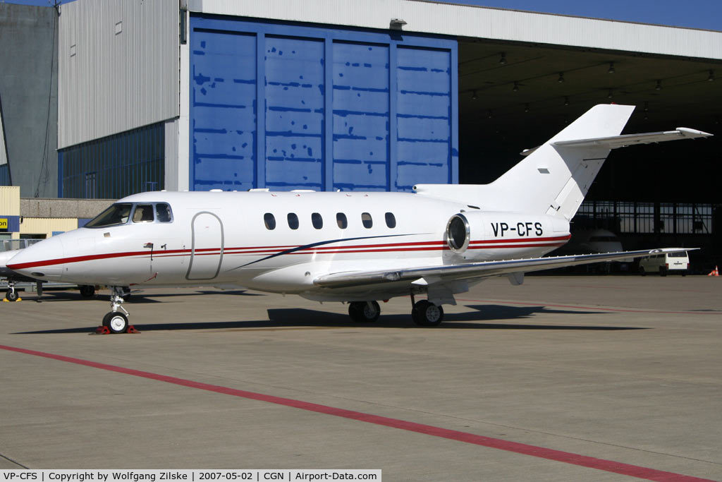 VP-CFS, 2002 Raytheon Hawker 800XP C/N 258582, visitor