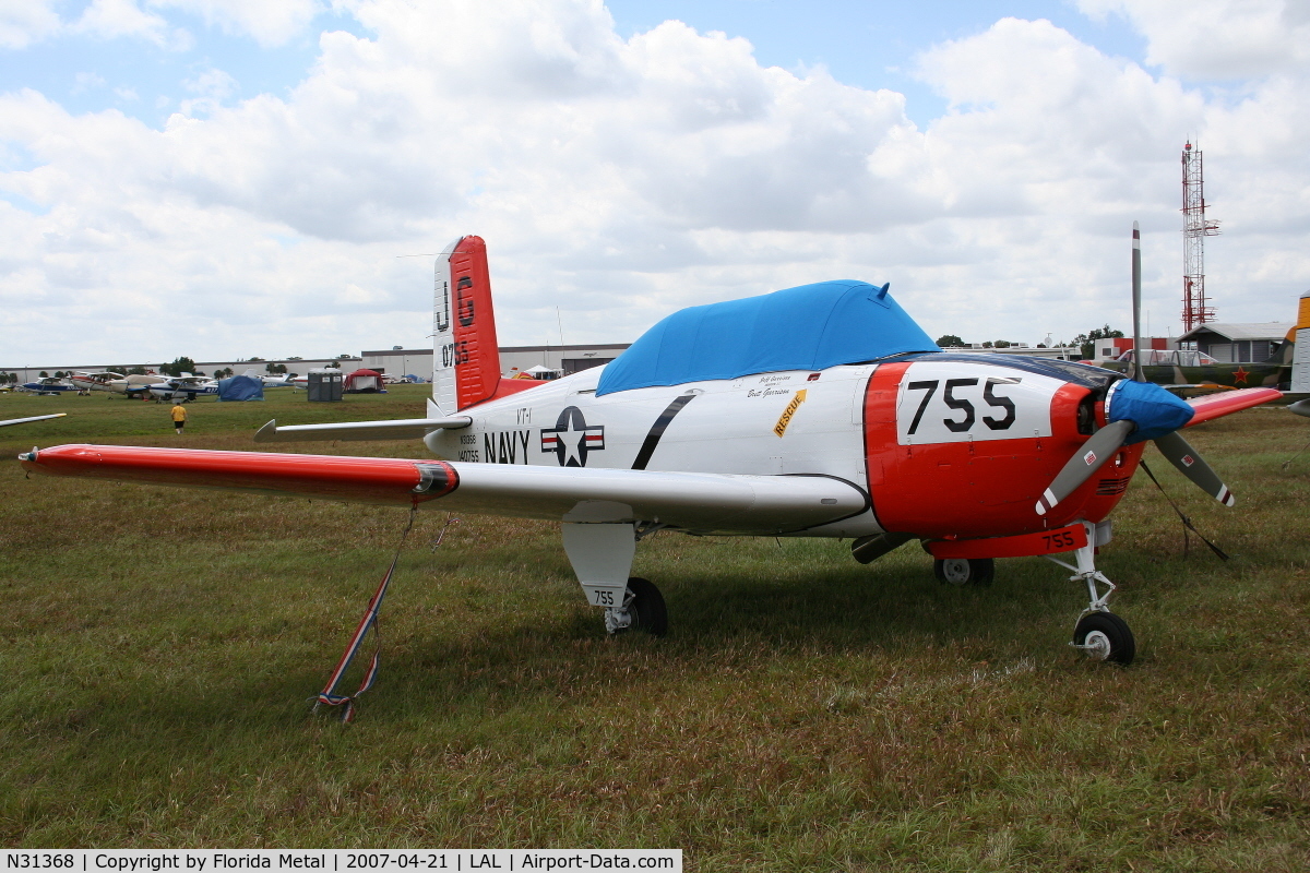 N31368, 1955 Beech T-34B Mentor C/N 140755, T-34