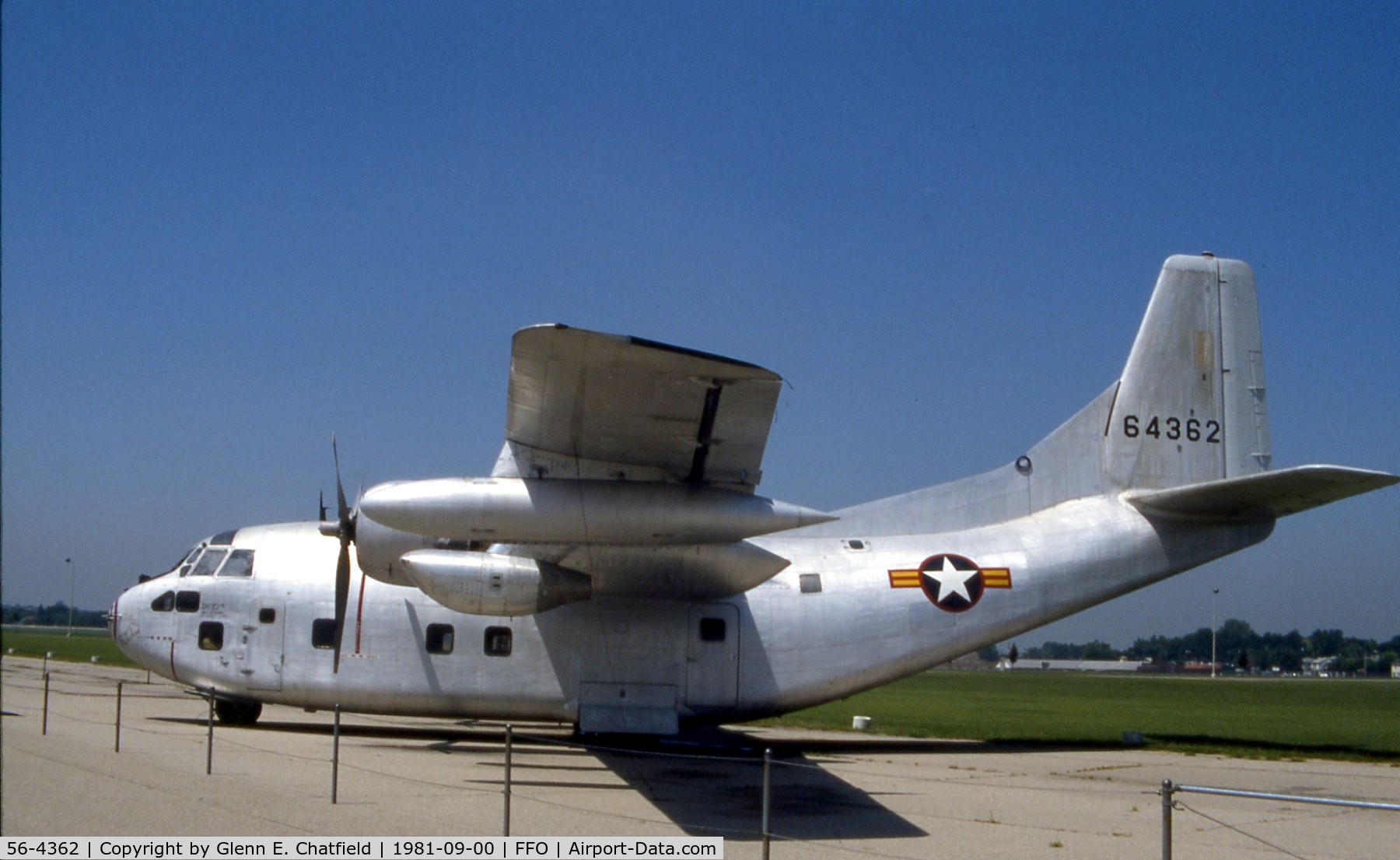 56-4362, 1956 Fairchild C-123K-17-FA Provider C/N 20246, C-123K at the National Museum of the U.S. Air Force
