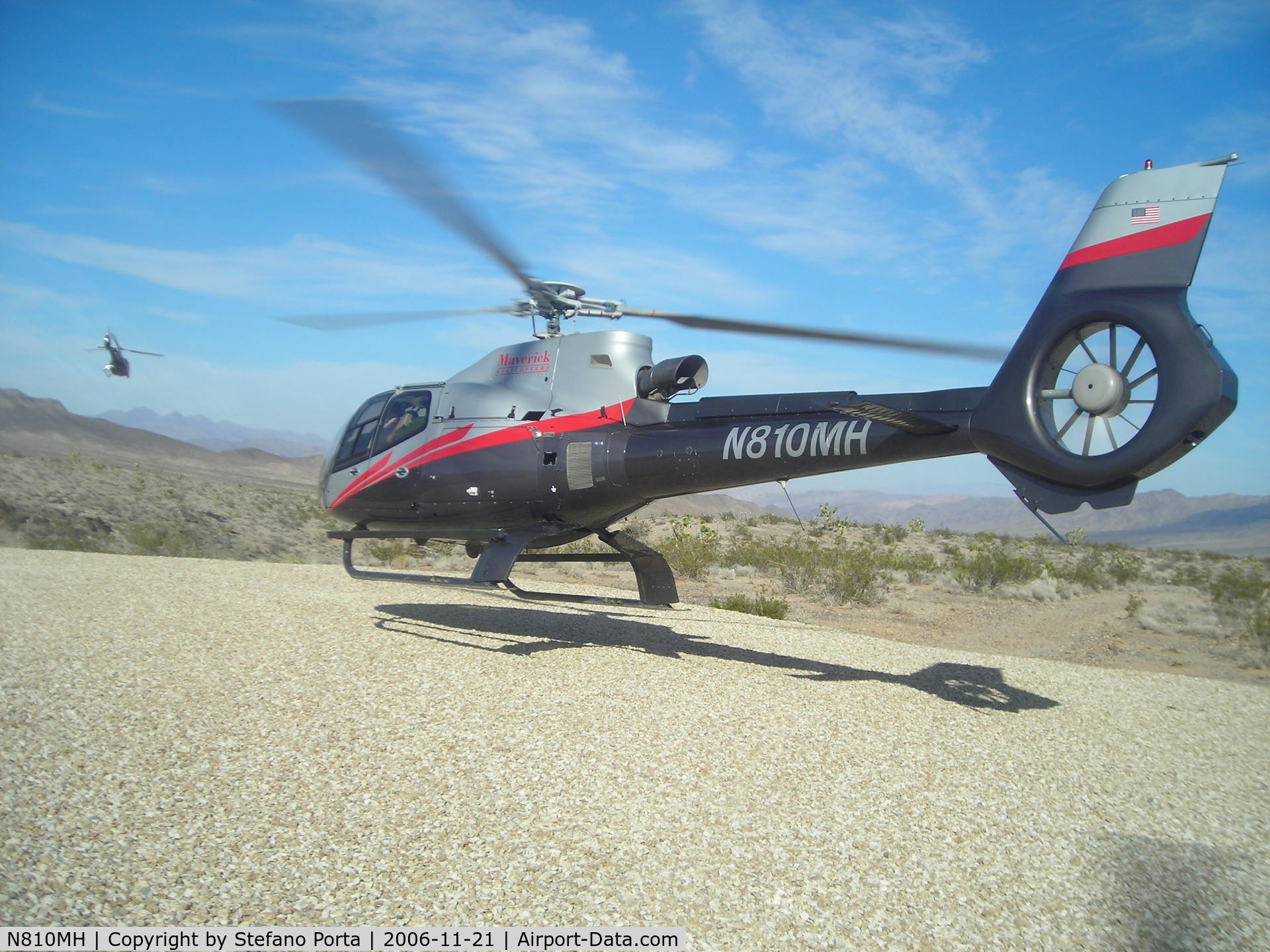 N810MH, Eurocopter EC-130B-4 (AS-350B-4) C/N 3949, A tour in Grand Canyon and Nevada desert.