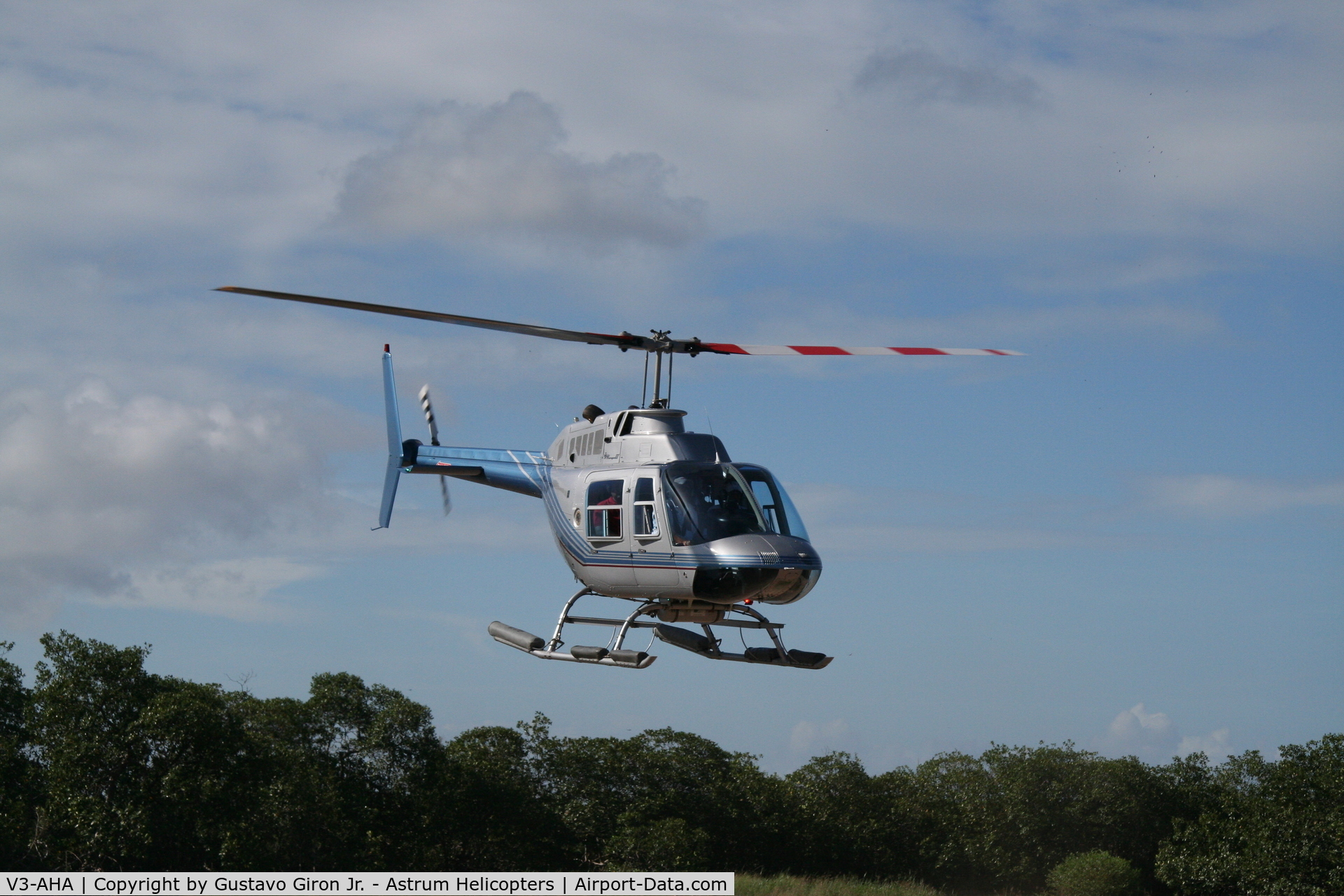 V3-AHA, Bell 206B JetRanger III C/N 4214, Astrum Helicopters' Bell 206 Jet Ranger B3