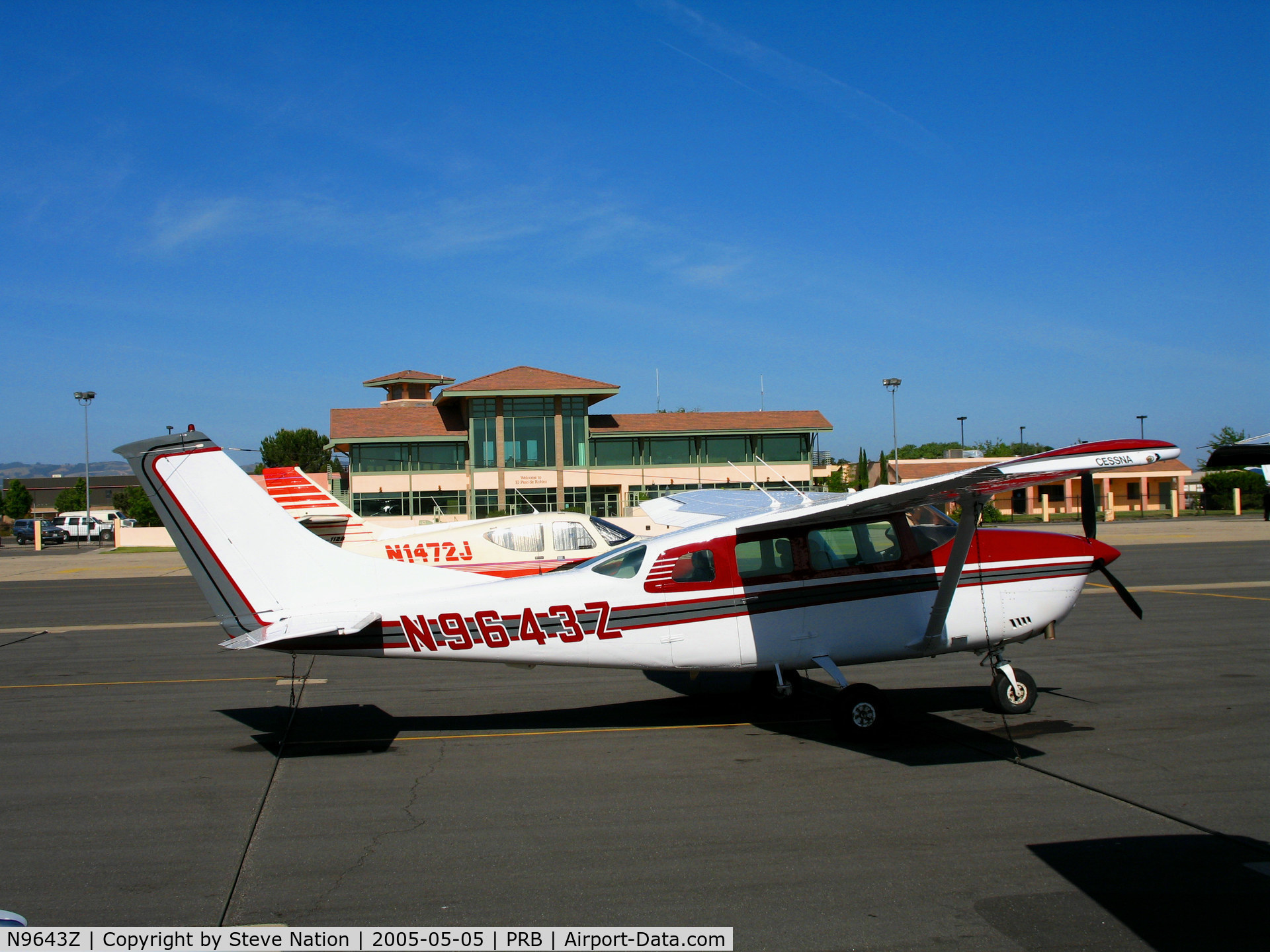 N9643Z, 1982 Cessna TU206G Turbo Stationair Turbo Stationair C/N U20606594, Hewiston Enterprises 1982 Cessna TU206G visiting from Avenal, CA @ Paso Robles, CA