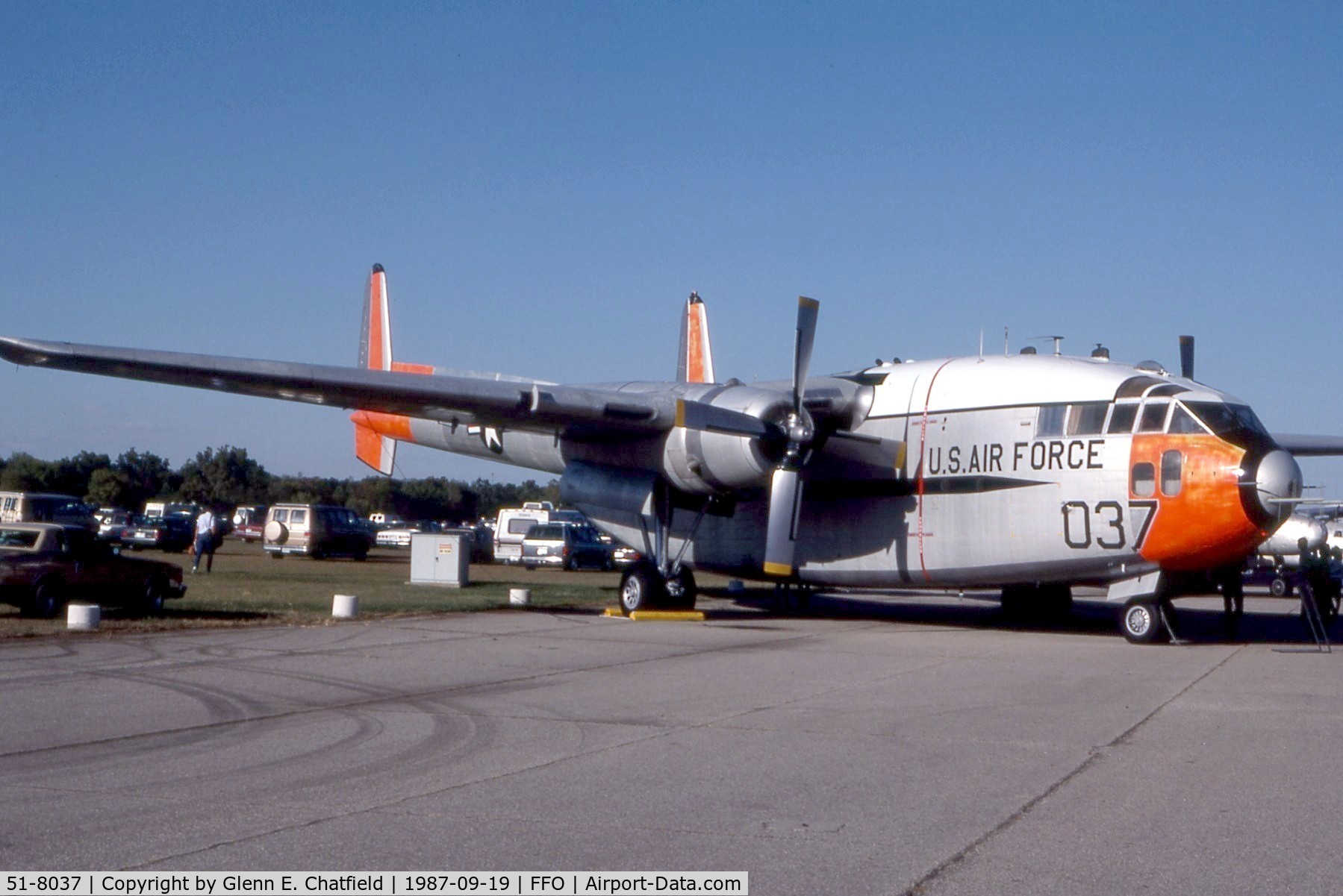 51-8037, 1951 Fairchild C-119J-FA Flying Boxcar C/N 10915, C-119J at the National Museum of the U.S. Air Force