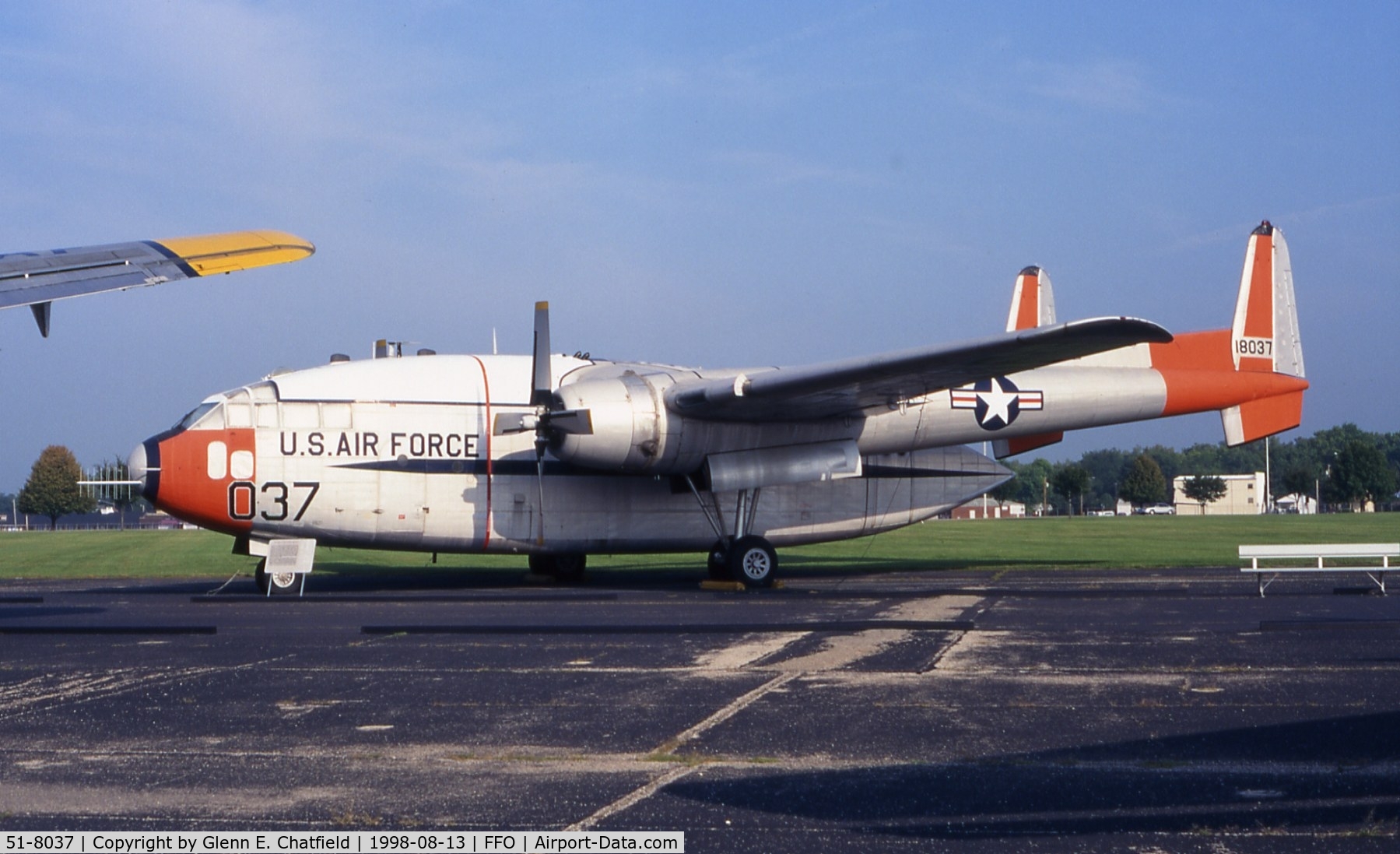 51-8037, 1951 Fairchild C-119J-FA Flying Boxcar C/N 10915, C-119J at the National Museum of the U.S. Air Force