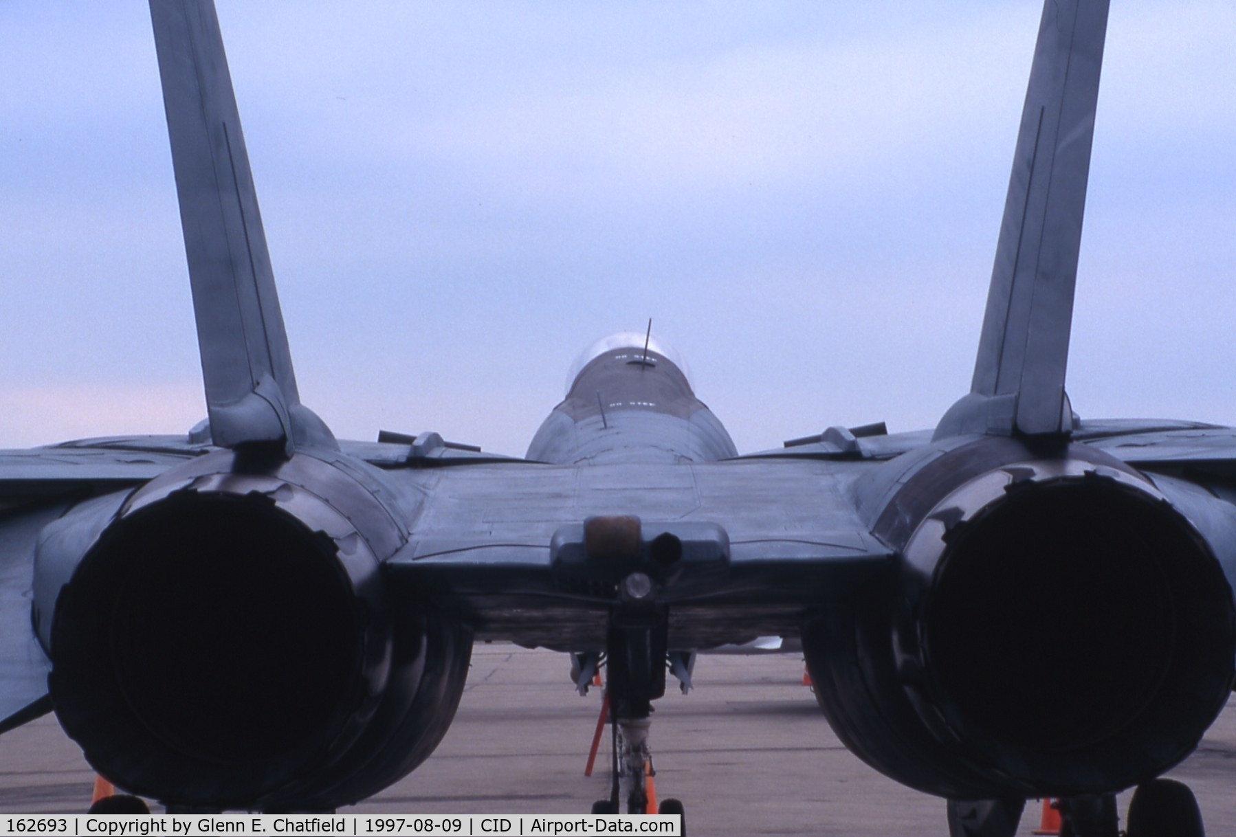 162693, Grumman F-14B Tomcat C/N 539, F-14B stopping overnight