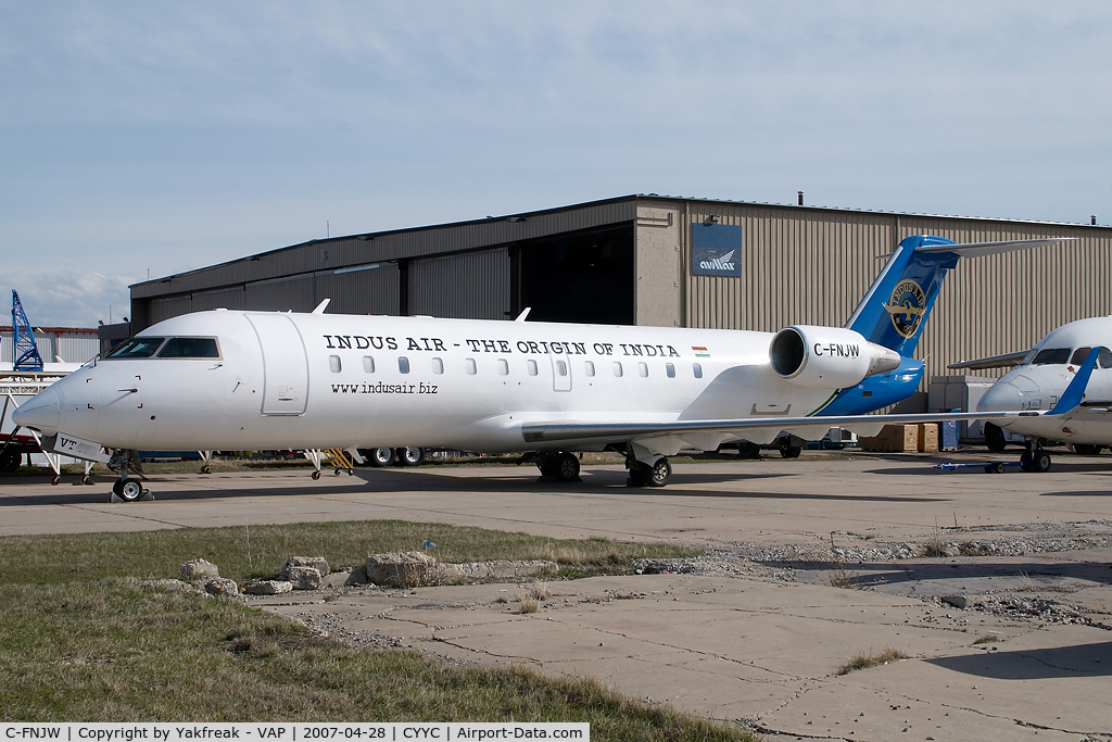 C-FNJW, 1999 Bombardier CRJ-200ER (CL-600-2B19) C/N 7363, Indus Air Canadair Regionaljet
