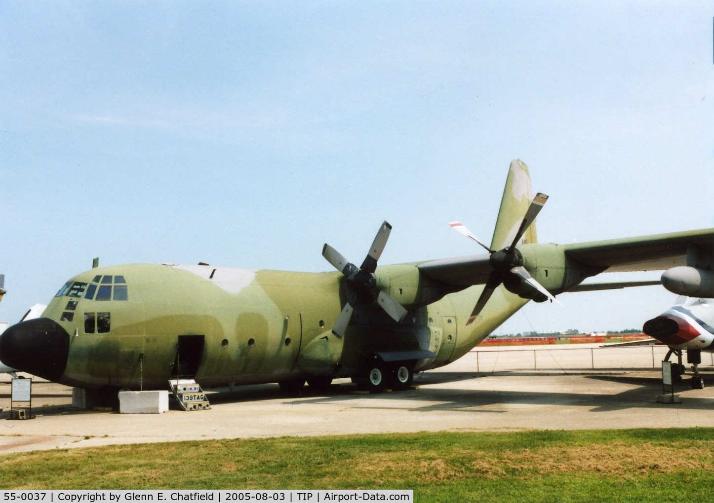 55-0037, 1955 Lockheed C-130A-LM Hercules C/N 182-3064, C-130A at the Octave Chanute Aviation Center