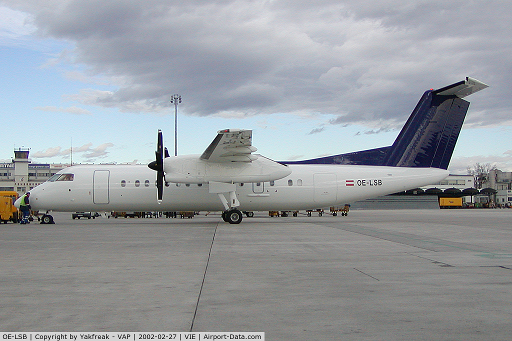 OE-LSB, 1998 De Havilland Canada DHC-8-314Q Dash 8 C/N 525, Rheinalflug Dash 8-300 in Basic Team Lufthansa colros