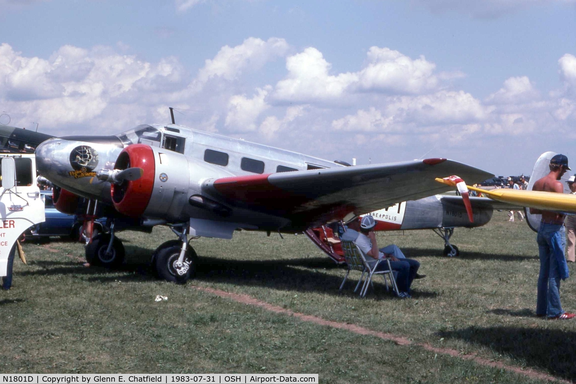 N1801D, 1952 Beech D18S C/N A-816, Was this really a JRB or a C-45?  EAA Fly in
