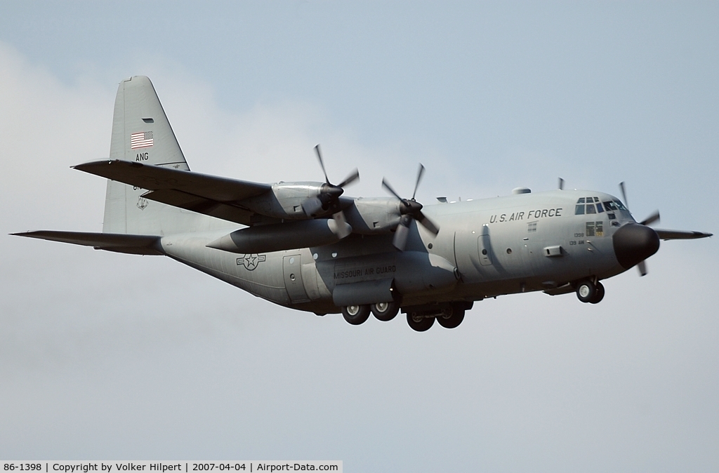 86-1398, 1986 Lockheed C-130H Hercules C/N 382-5112, Lockheed C-130H Hercules