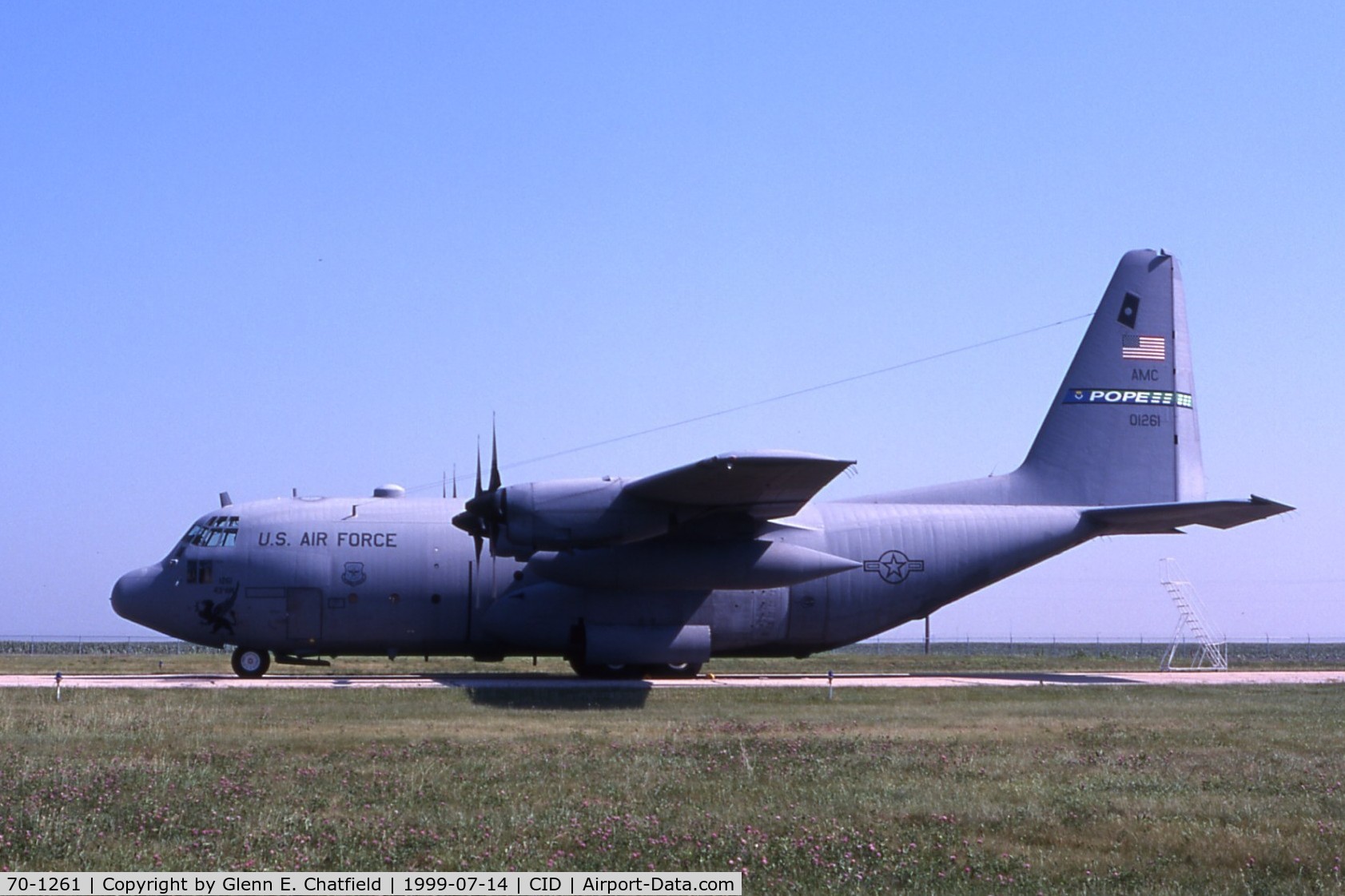 70-1261, 1970 Lockheed C-130E-LM Hercules C/N 382-4413, C-130E in town for presidential support