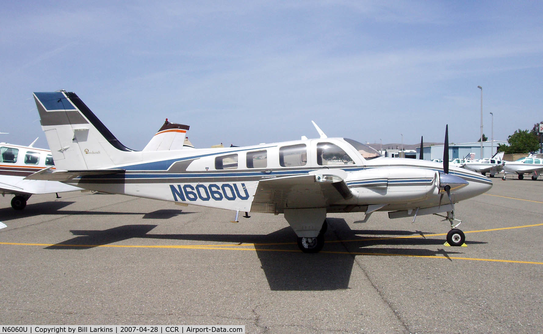 N6060U, 1984 Beech 58P Baron C/N TJ-452, In for Beech Pilot's Proficiency Program