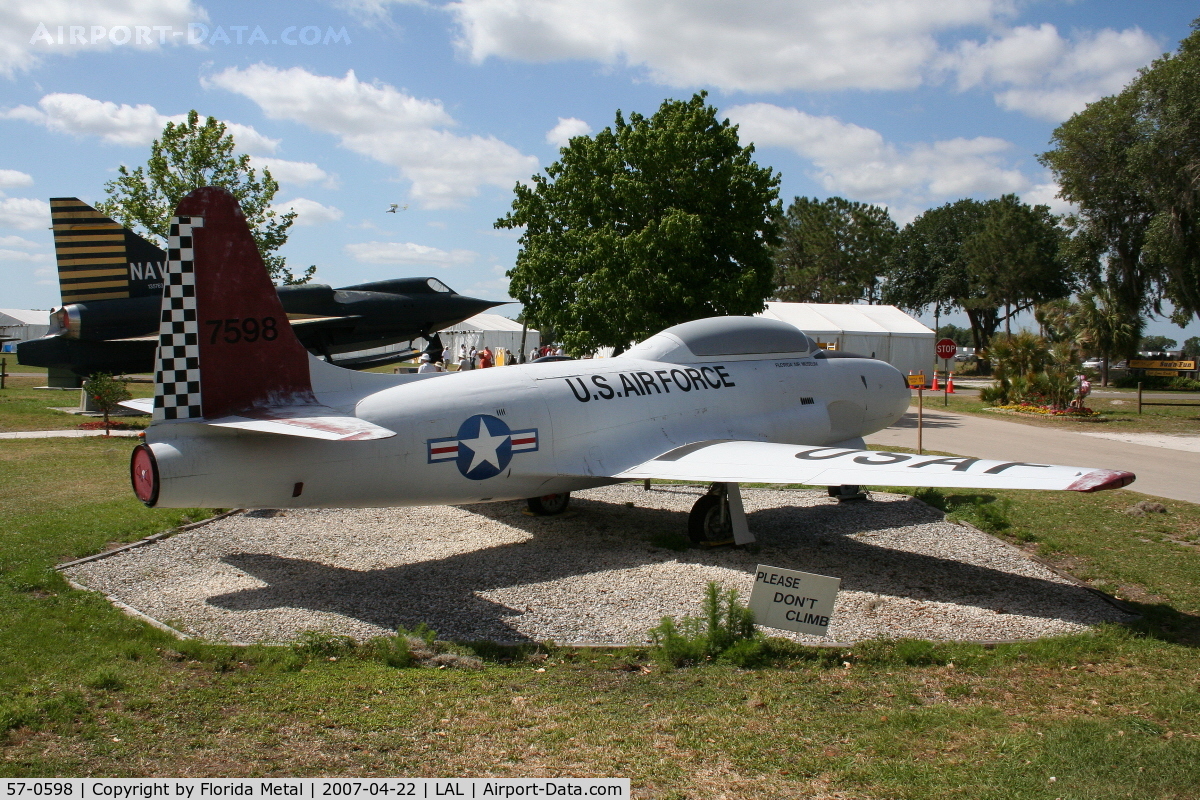57-0598, 1957 Lockheed T-33A Shooting Star C/N 580-1247, T-33