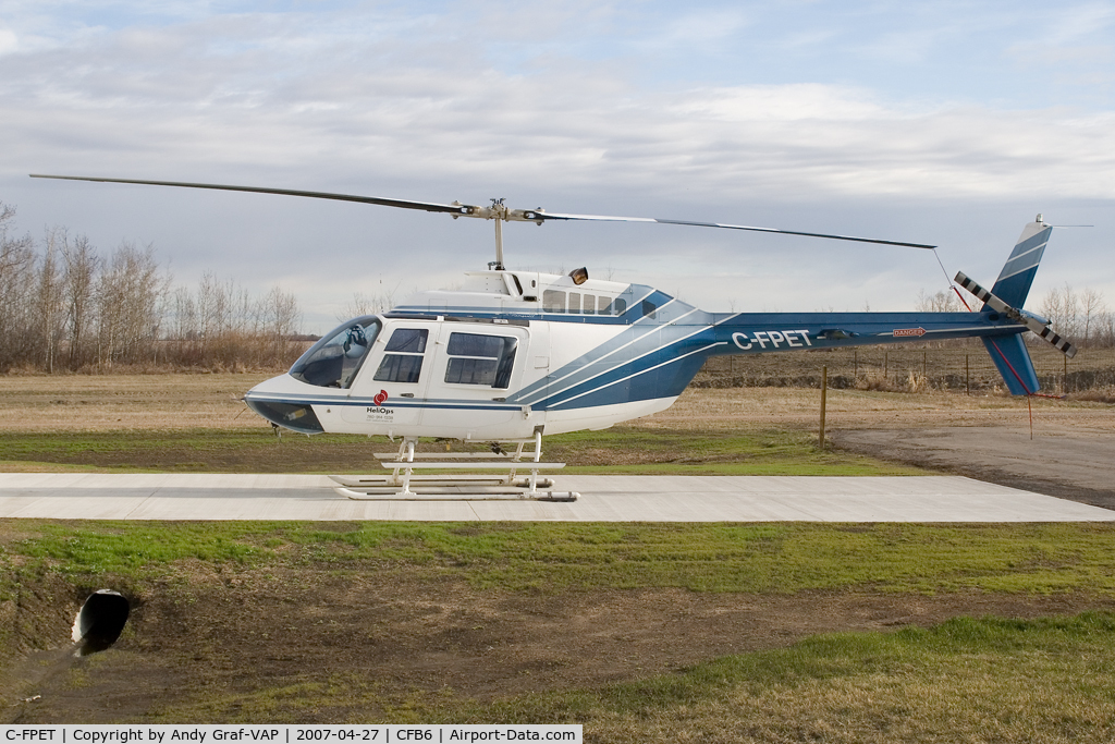 C-FPET, 1991 Bell 206B JetRanger II C/N 4173, HeliOps Bell 206