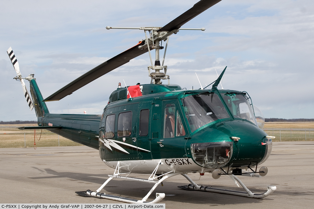C-FSXX, 1974 Bell 205A-1 C/N 30172, Heliqwest Bell 205