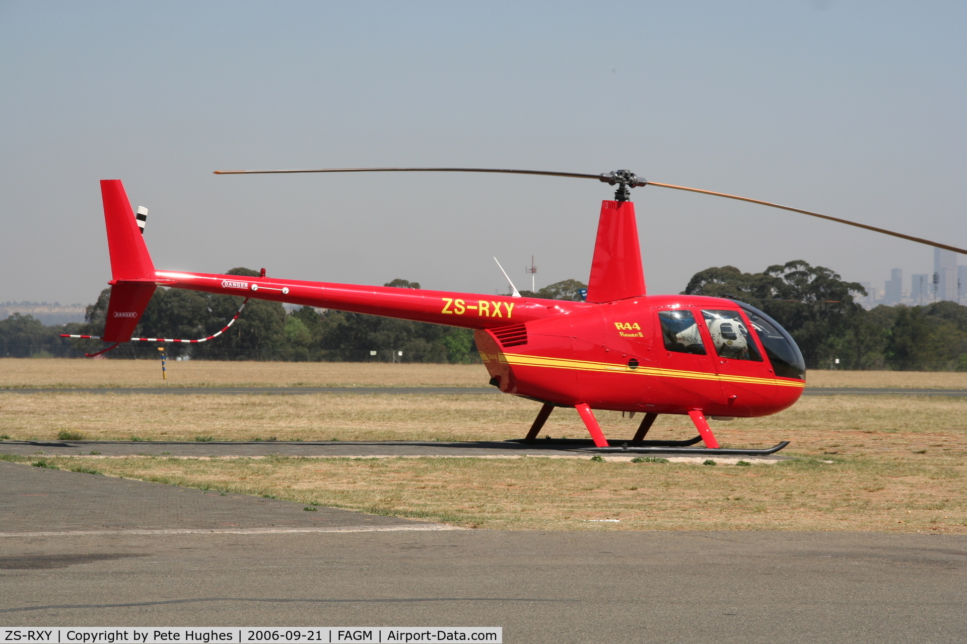 ZS-RXY, 2005 Robinson R44 Raven II C/N 10910, Robinson R44 at Rand, South Africa