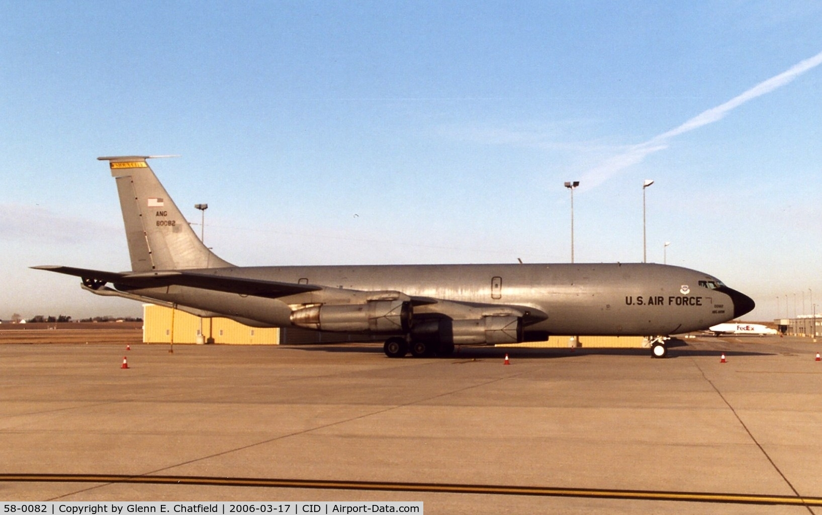 58-0082, 1958 Boeing KC-135E-BN Stratotanker C/N 17827, KC-135E on the PS Air Ramp