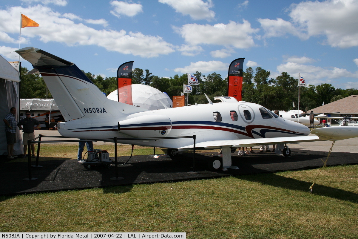 N508JA, 2006 Eclipse Aviation Corp EA500 C/N 000001, EA500