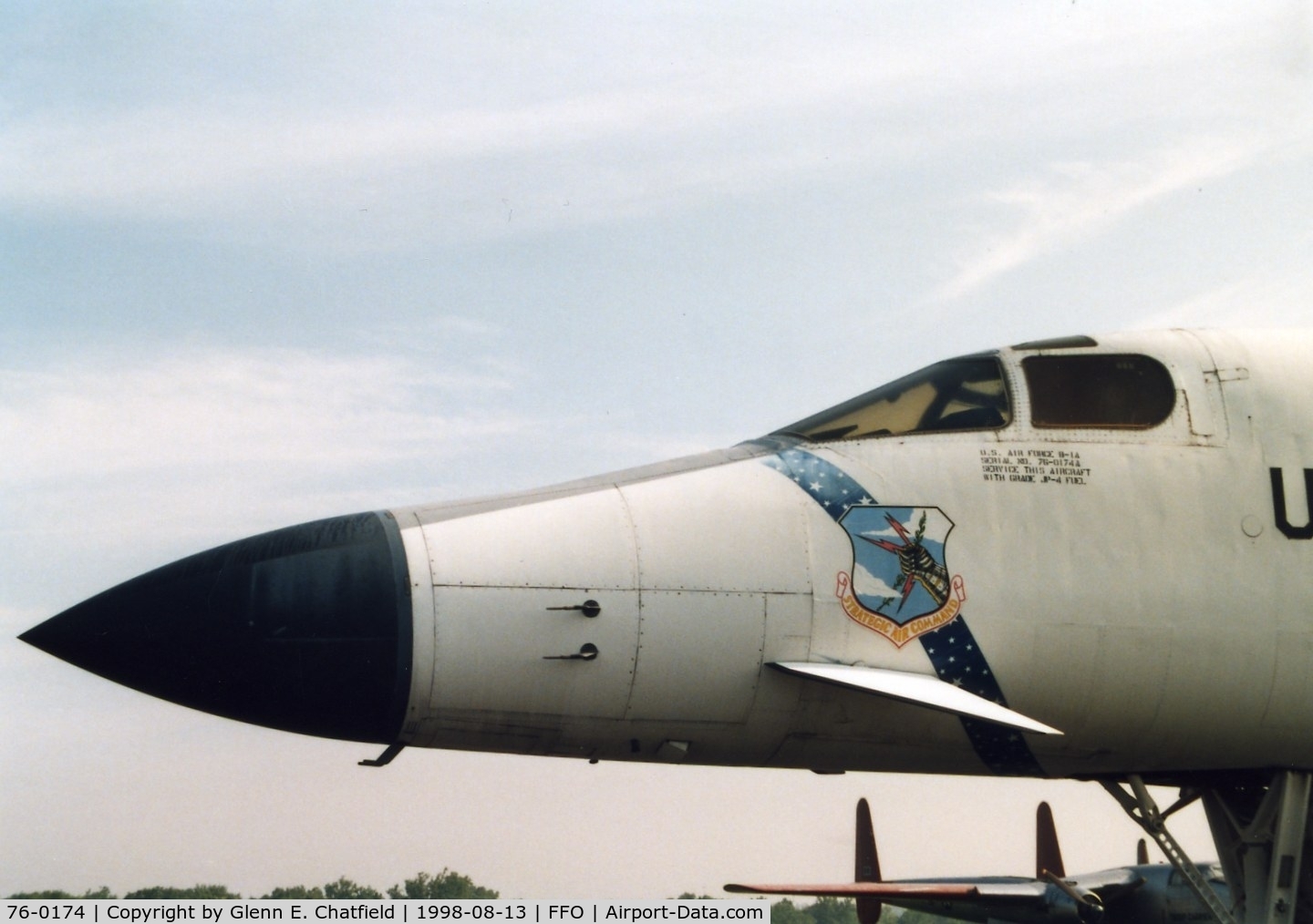 76-0174, 1976 Rockwell B-1A Lancer C/N 004, B-1A when at the National Museum of the U.S. Air Force
