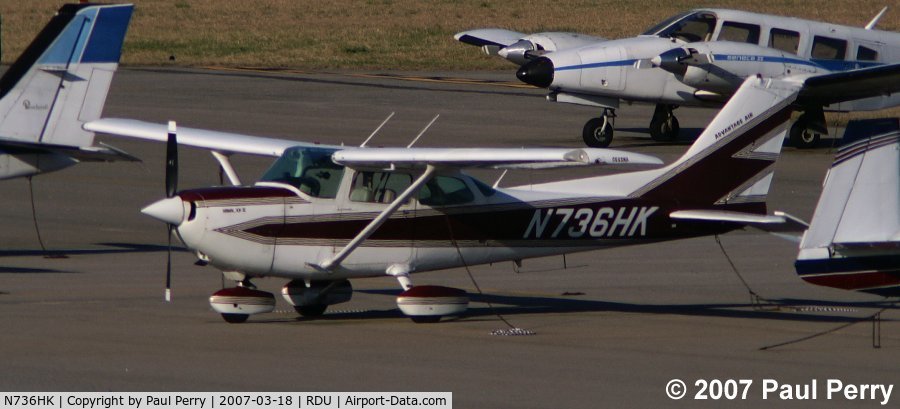 N736HK, 1977 Cessna R172K Hawk XP C/N R1722538, Local bird here in Raleigh