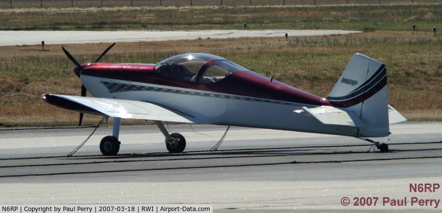 N6RP, 2006 Vans RV-6 C/N 23075, One of the very few on the ramp today