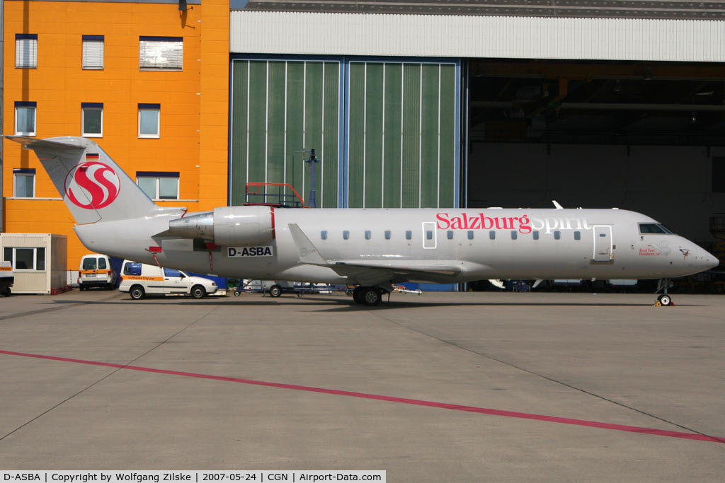D-ASBA, 2004 Bombardier CRJ-200ER (CL-600-2B19) C/N 7990, Stored at CGN