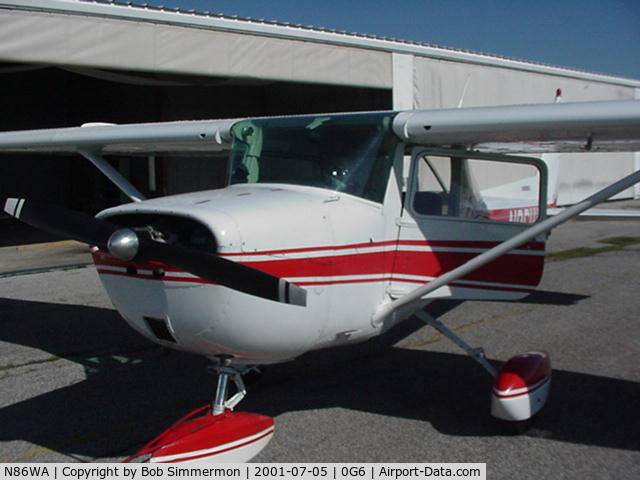 N86WA, 1969 Cessna 150J C/N 15070812, When based at Williams County, OH