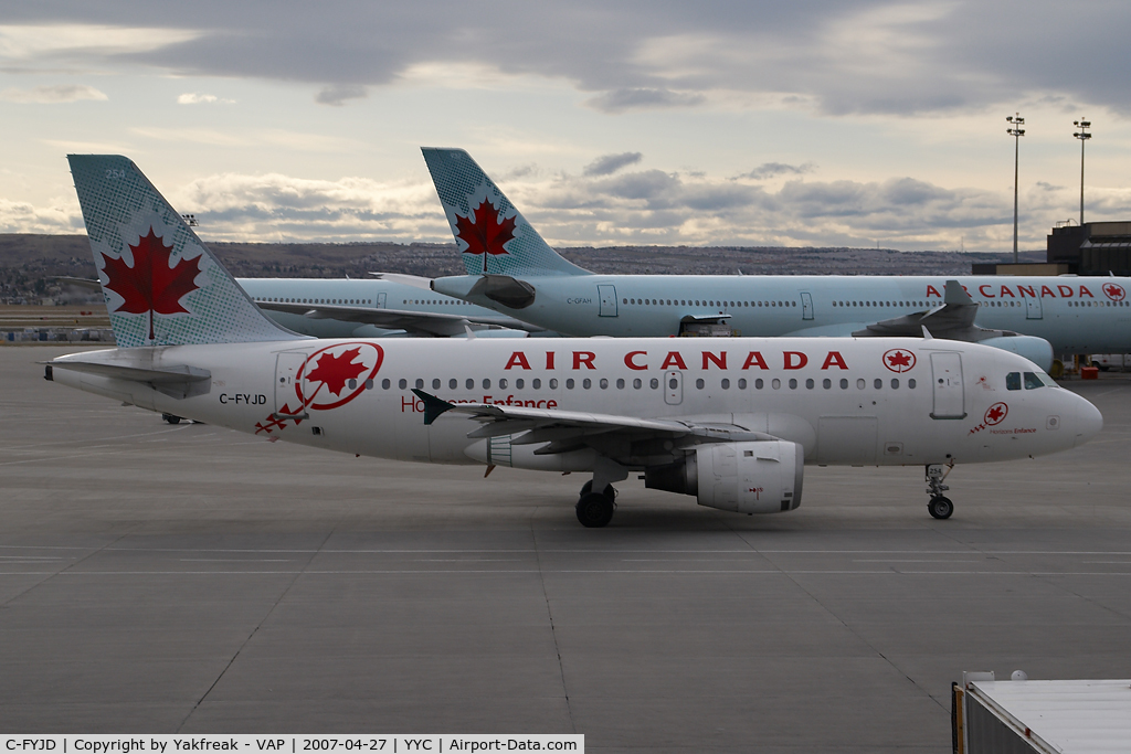 C-FYJD, 1997 Airbus A319-114 C/N 649, Air Canada Airbus 319