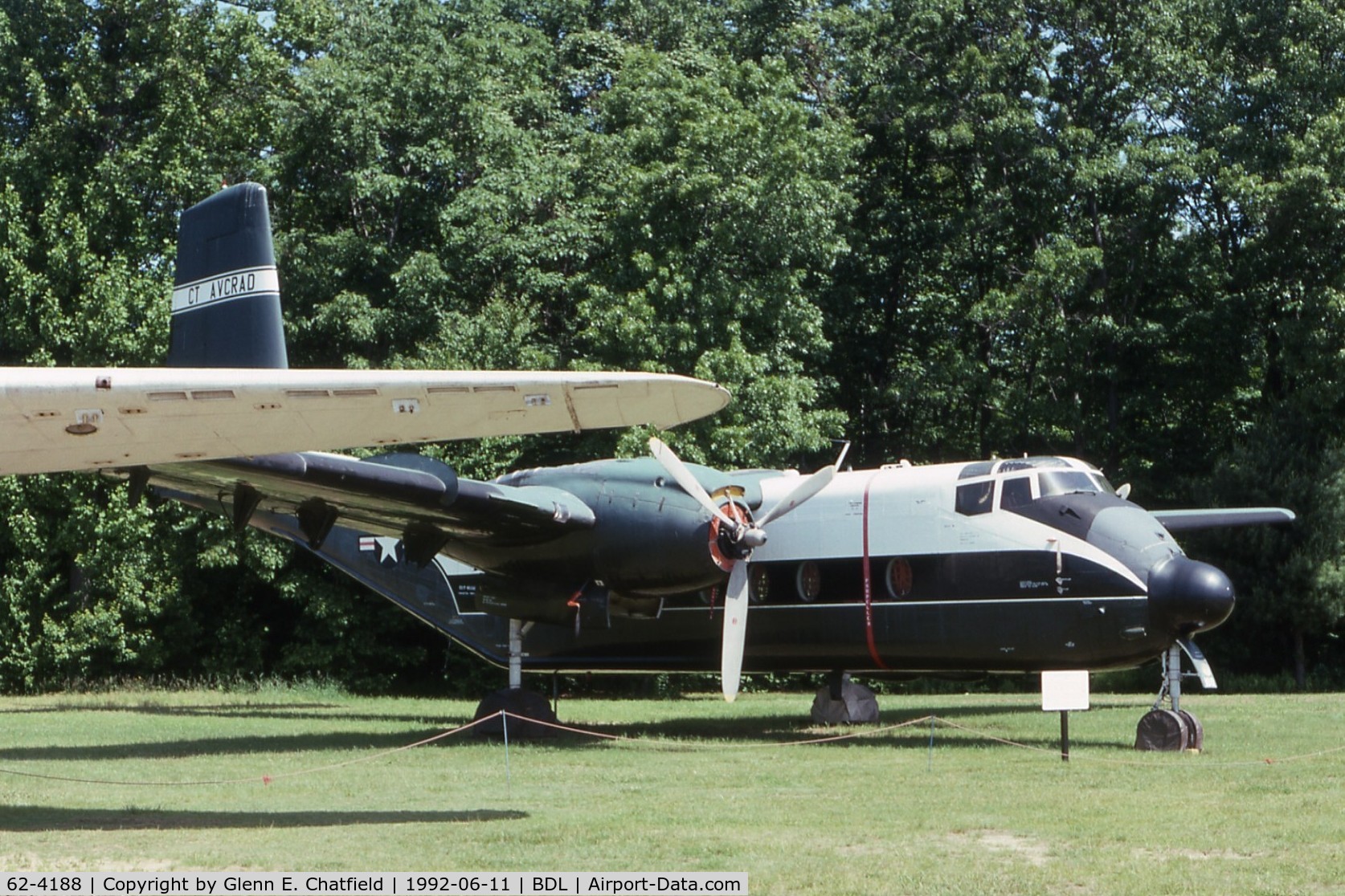 62-4188, 1962 De Havilland Canada C-7B Caribou C/N 130, C-7B at the New England Air Museum