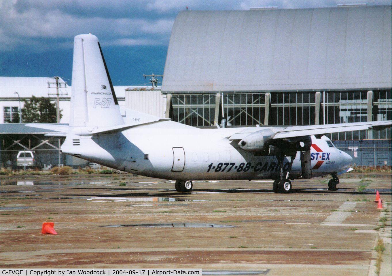 C-FVQE, 1962 Fairchild F-27F C/N 89, Fairchild FH-27F/Western Express Airlines/Vancouver