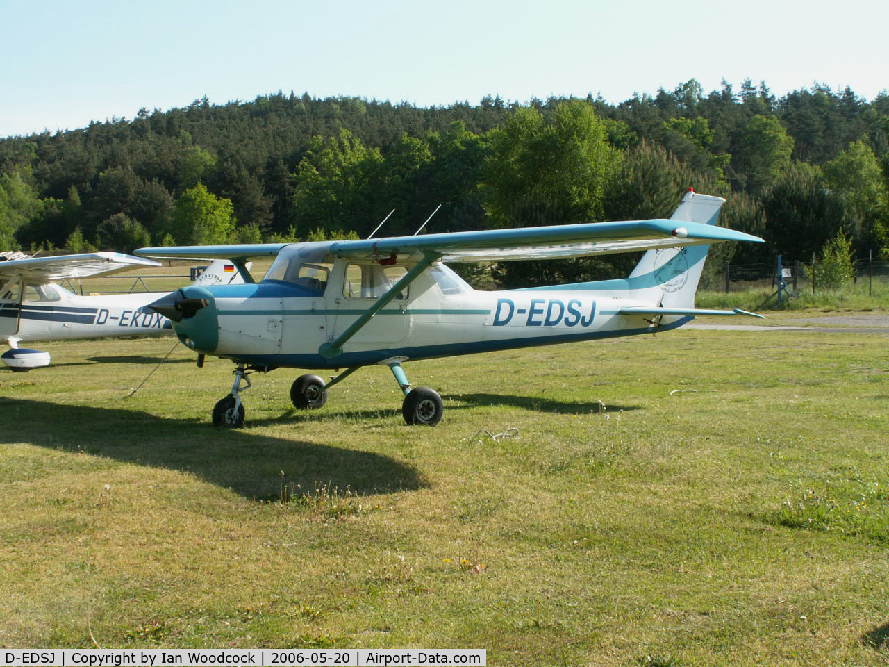 D-EDSJ, Reims F152 C/N 1493, Cessna 152/Saarmund-Brandenburg