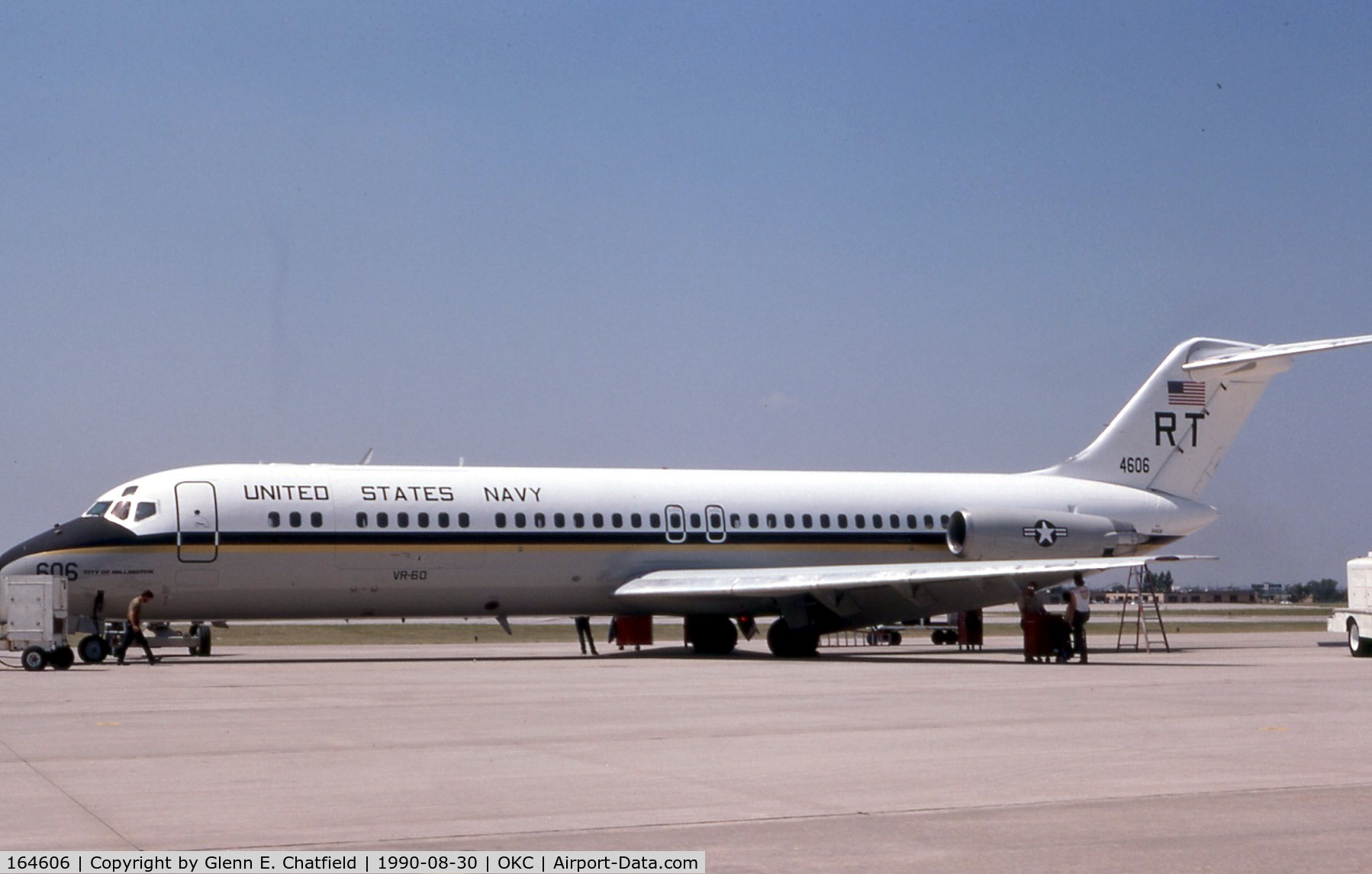 164606, 1972 McDonnell Douglas C-9B Skytrain II C/N 47496, C-9B at Oklahoma City for an overhaul