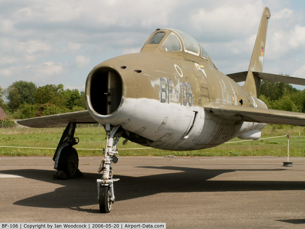 BF-106, Republic F-84F Thunderstreak C/N S/N 52-6804, Republic F-84F/Preserved/Berlin-Gatow