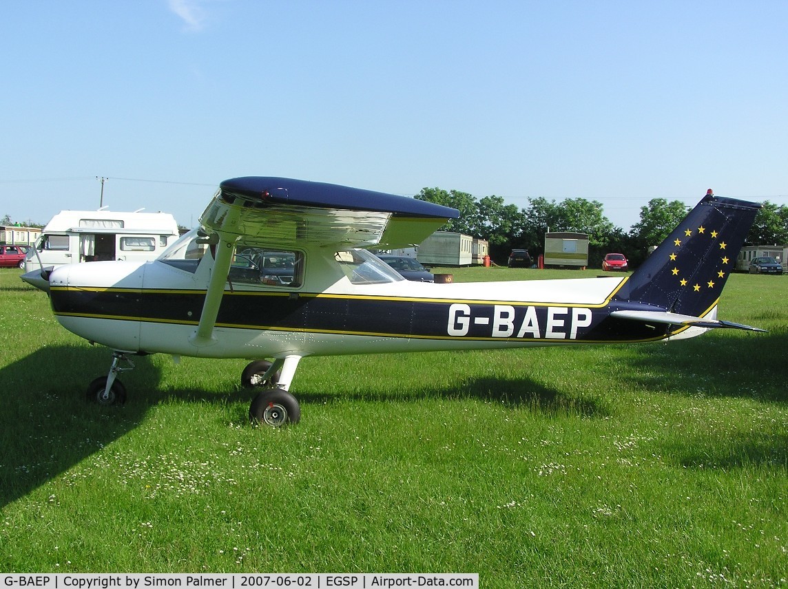 G-BAEP, 1972 Reims FRA150L Aerobat C/N 0170, Cessna FRA150L at Sibson